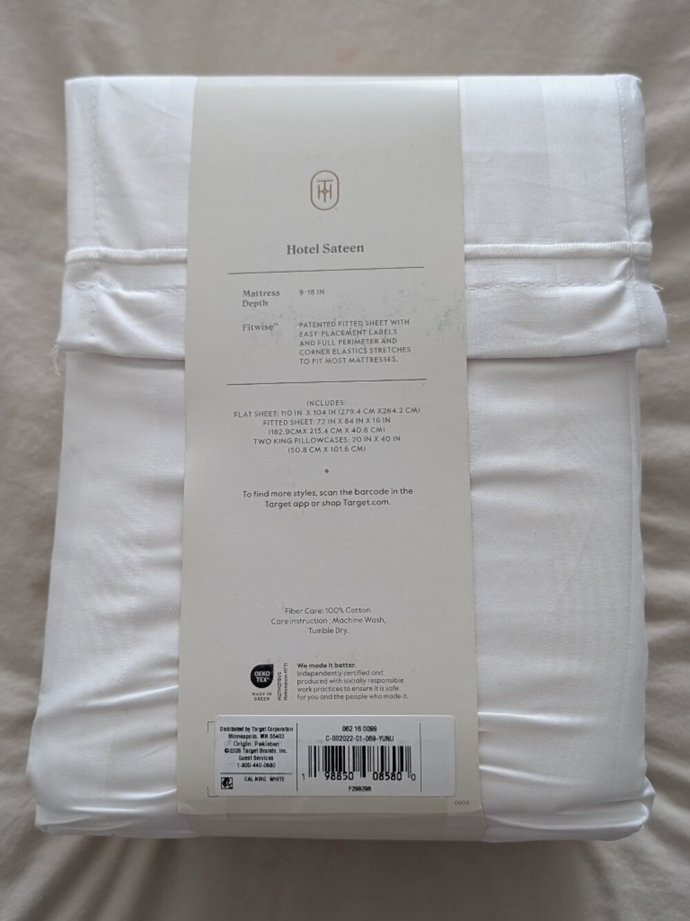 Hotel Collection 800 Thread Count Sheet Set - Threshold - Picture 2 of 4